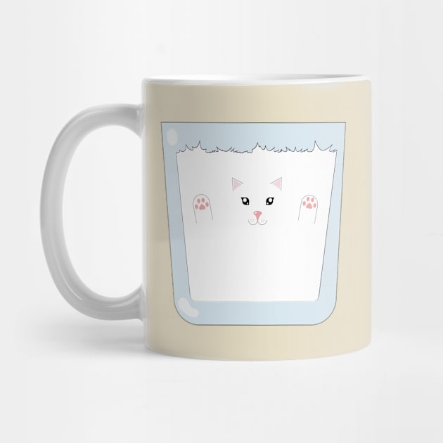 Liquid Cat in a Cup by JettDes